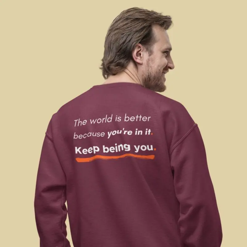 "You Are Enough - Sweatshirt" Sweatshirt by MMH Statement Apparel