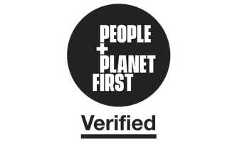 People and Planet First Verified logo