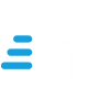 White delivery box icon with blue speed lines representing fast and reliable shipping.