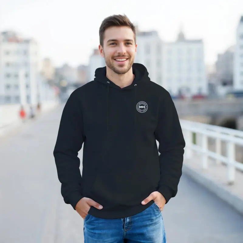"Small Steps, Big Changes. Pullover Hoodie" Hoodie by MMH Statement Apparel