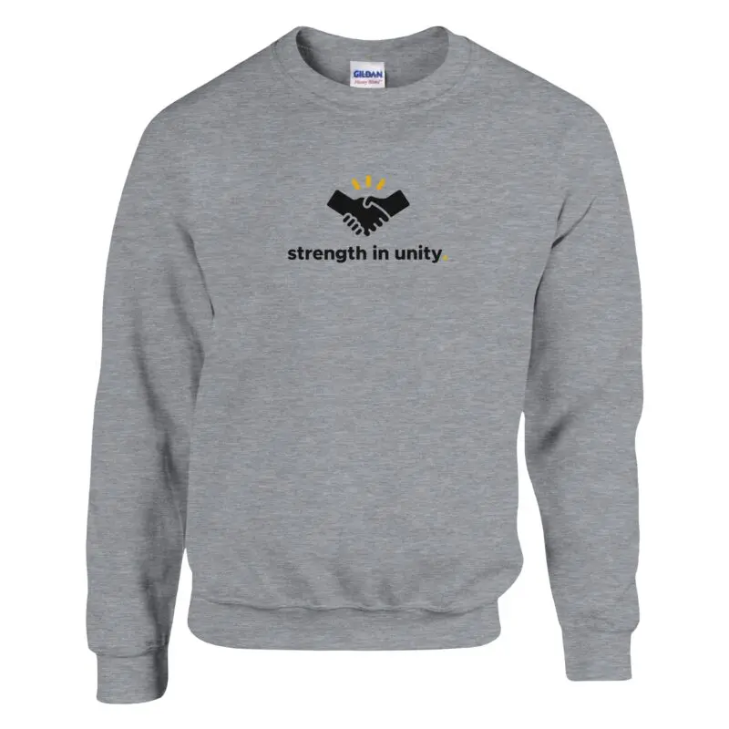 "Strength in Unity. Crewneck Sweatshirt" Sweatshirt by MMH Statement Apparel