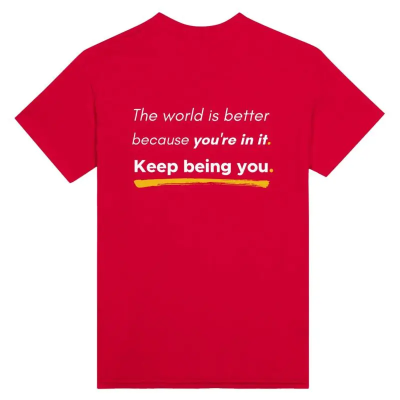 "You Are Enough T-Shirt - Neon Colours" T-shirt by MMH Statement Apparel