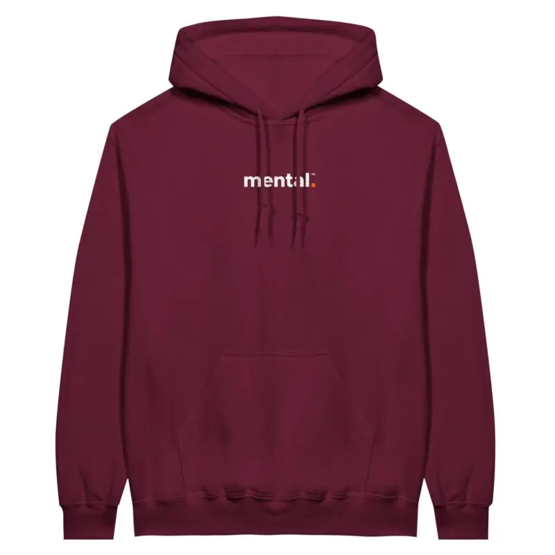 "mental. Hoodie - Calm Edition" Hoodie by MMH Statement Apparel