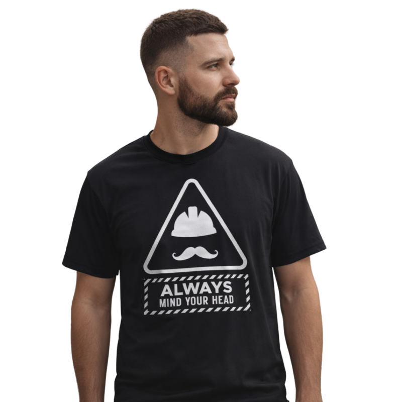 always mind your head tee (hard hat)