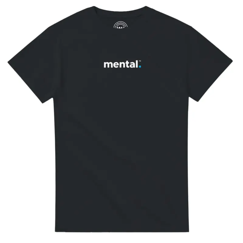 "mental. t-shirt" T-shirt by MMH Statement Apparel