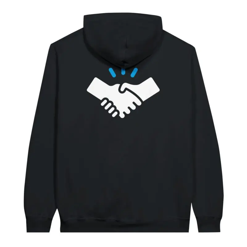 Black Hoodie - "Strength in Unity ICON Hoodie" by MMH Statement Apparel