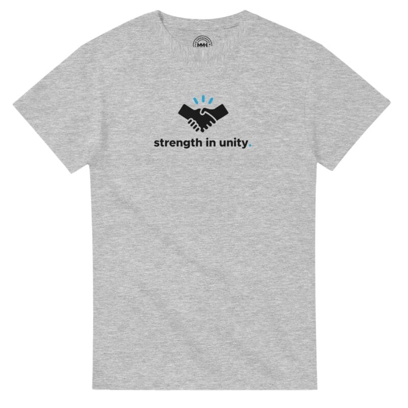 Ash T-shirt - "Strength in Unity - Tee" by MMH Statement Apparel