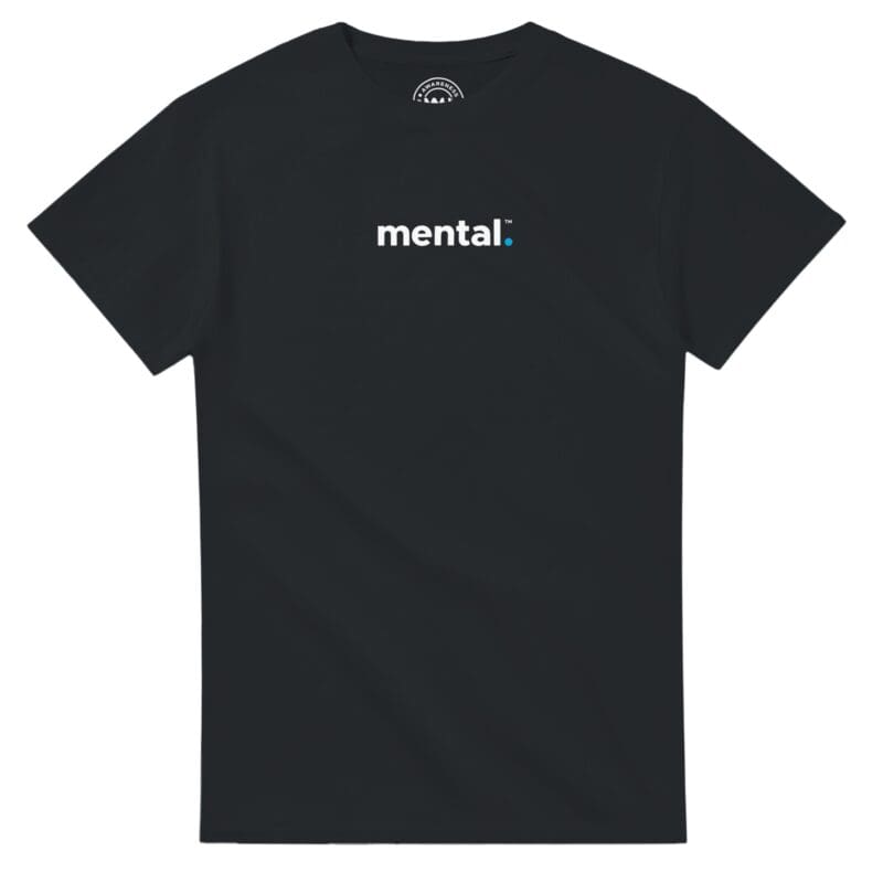 "mental. t-shirt" T-shirt by MMH Statement Apparel